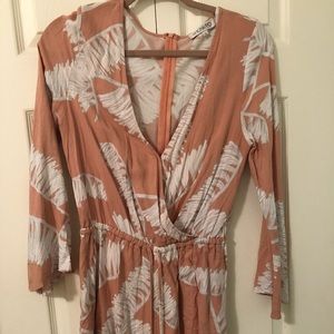 Showpo Peach Frond Romper